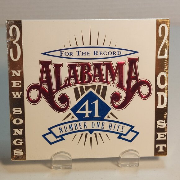 Alabama ~ For the Record: 41 Number One Hits ( 2 CD Set,1998 ) new sealed - Picture 1 of 4